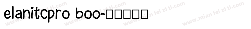 elanitcpro boo字体转换